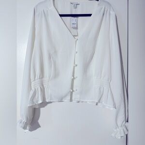 Top shop crop blouse
